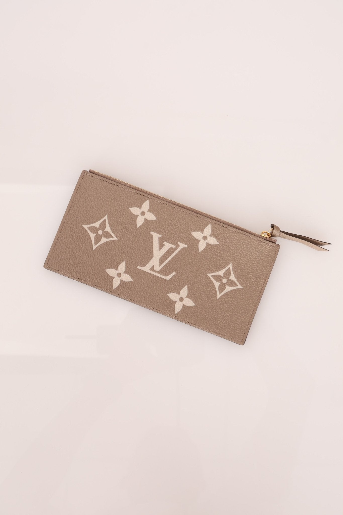 Louis Vuitton Monogram Empreinte Giant Felicie Pochette Tourterelle Creme - FashioNica