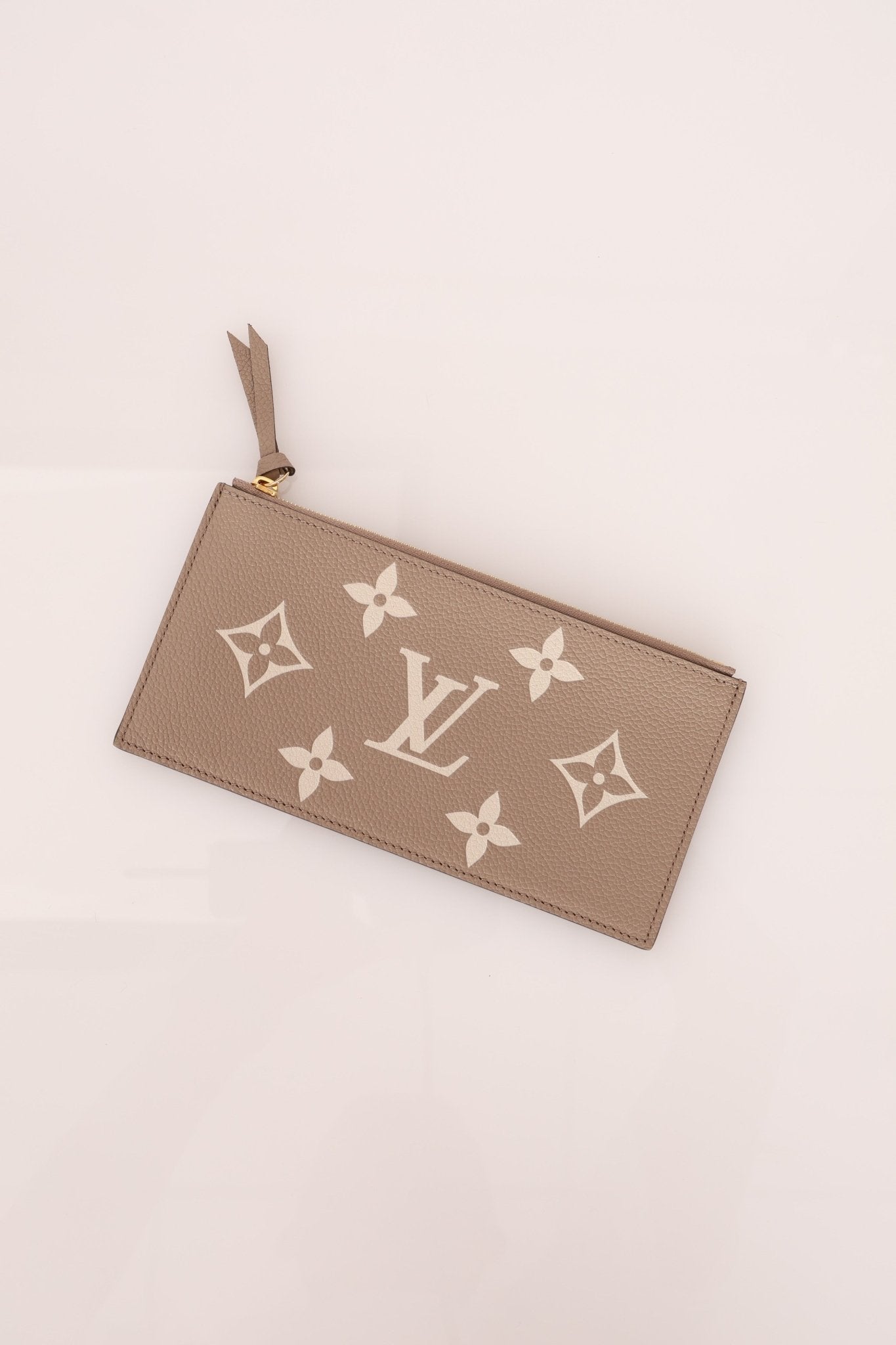 Louis Vuitton Monogram Empreinte Giant Felicie Pochette Tourterelle Creme - FashioNica