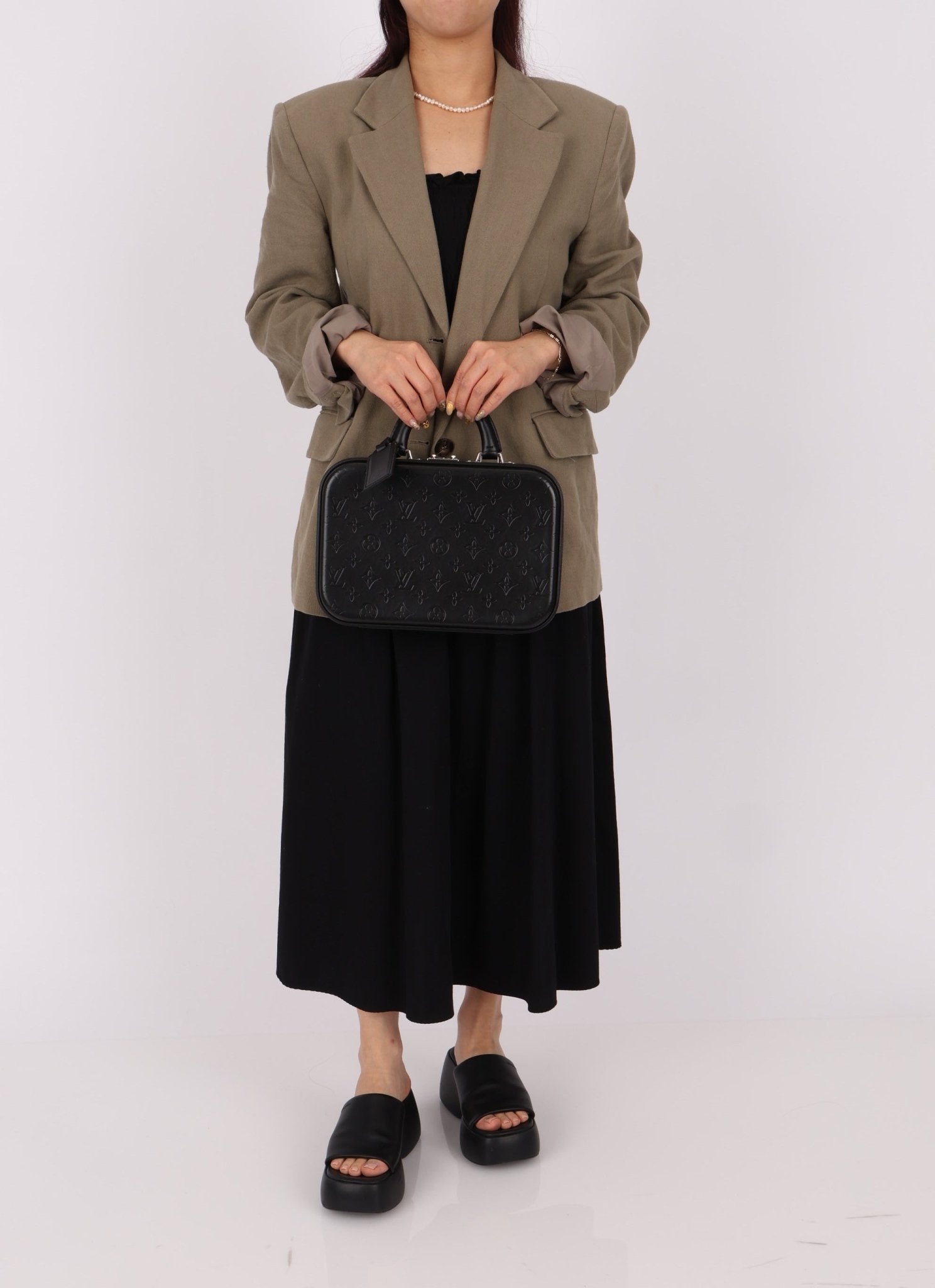 Louis Vuitton Monogram Glace Valisette PM Briefcase - FashioNica