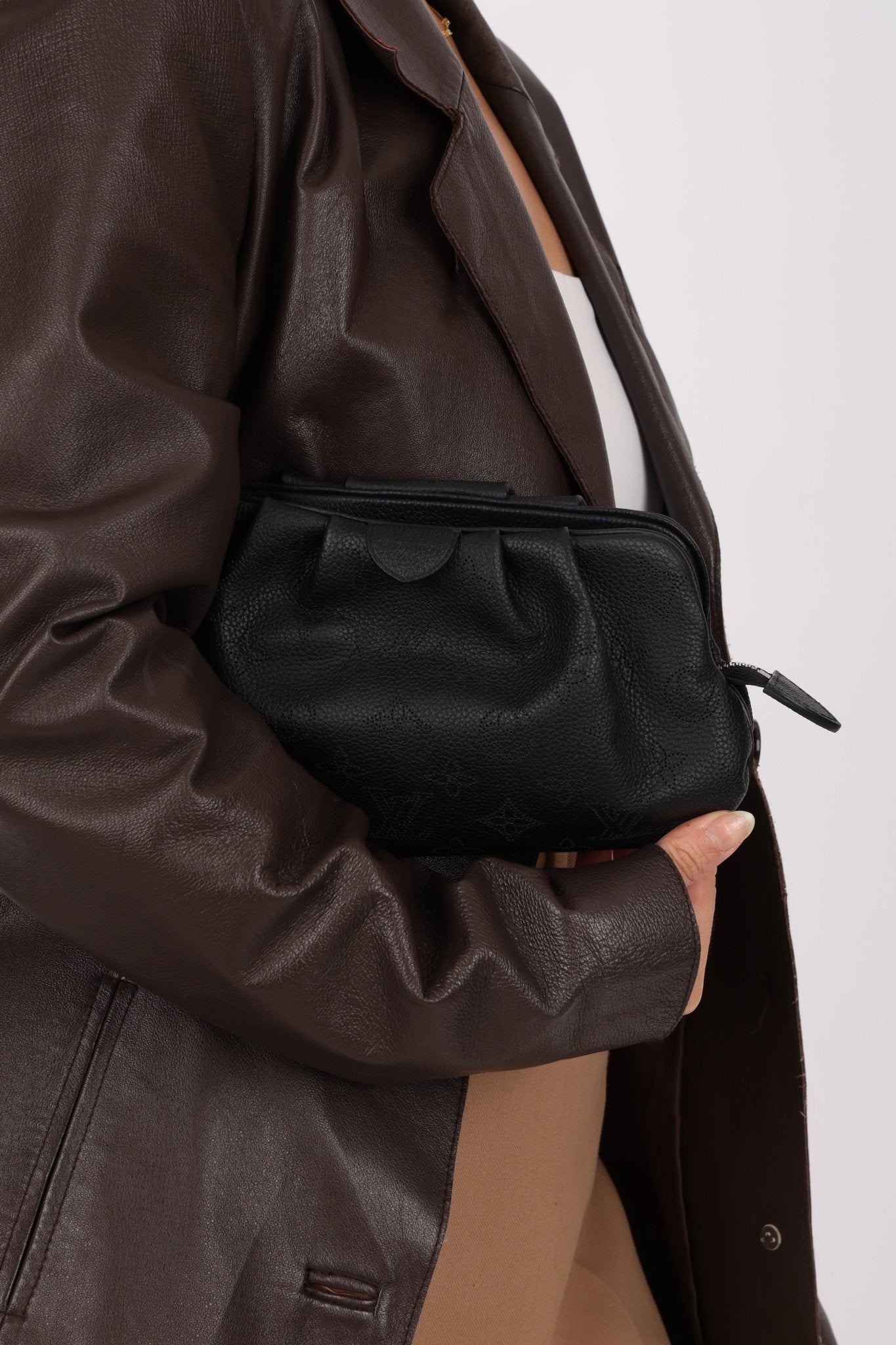 Louis Vuitton Monogram Mahina Scala Pouch Crossbody - FashioNica