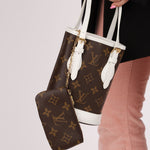 Louis Vuitton Monogram Match Nano Bucket with Key Pouch - FashioNica