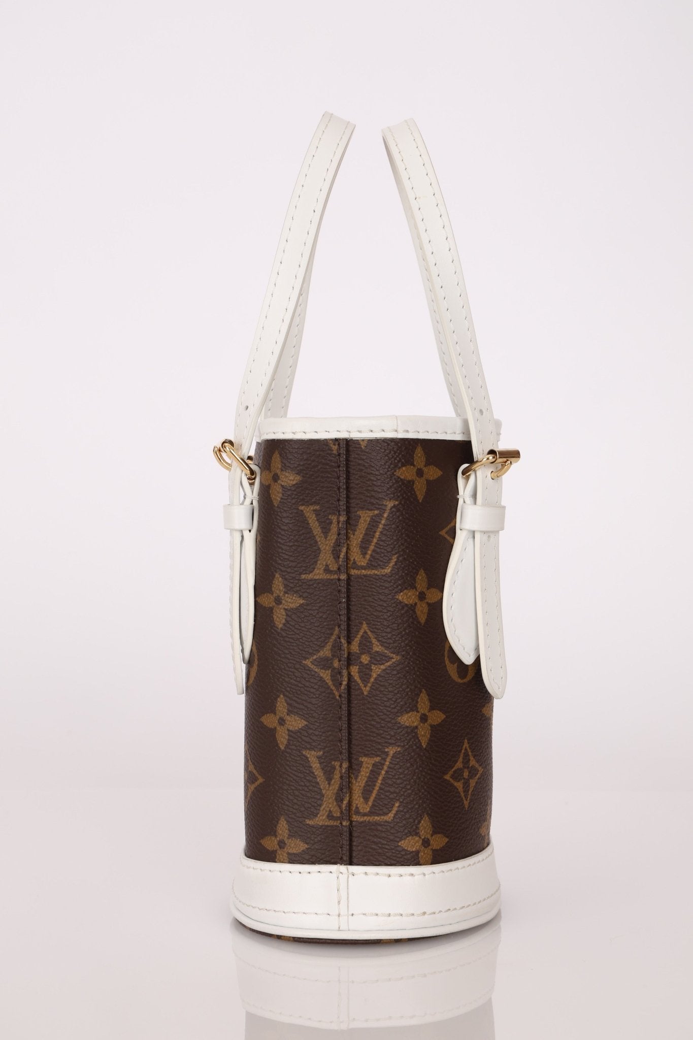 Louis Vuitton Monogram Match Nano Bucket with Key Pouch - FashioNica