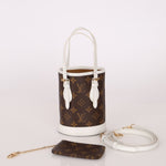 Louis Vuitton Monogram Match Nano Bucket with Key Pouch - FashioNica