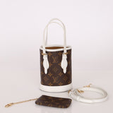 Louis Vuitton Monogram Match Nano Bucket with Key Pouch - FashioNica