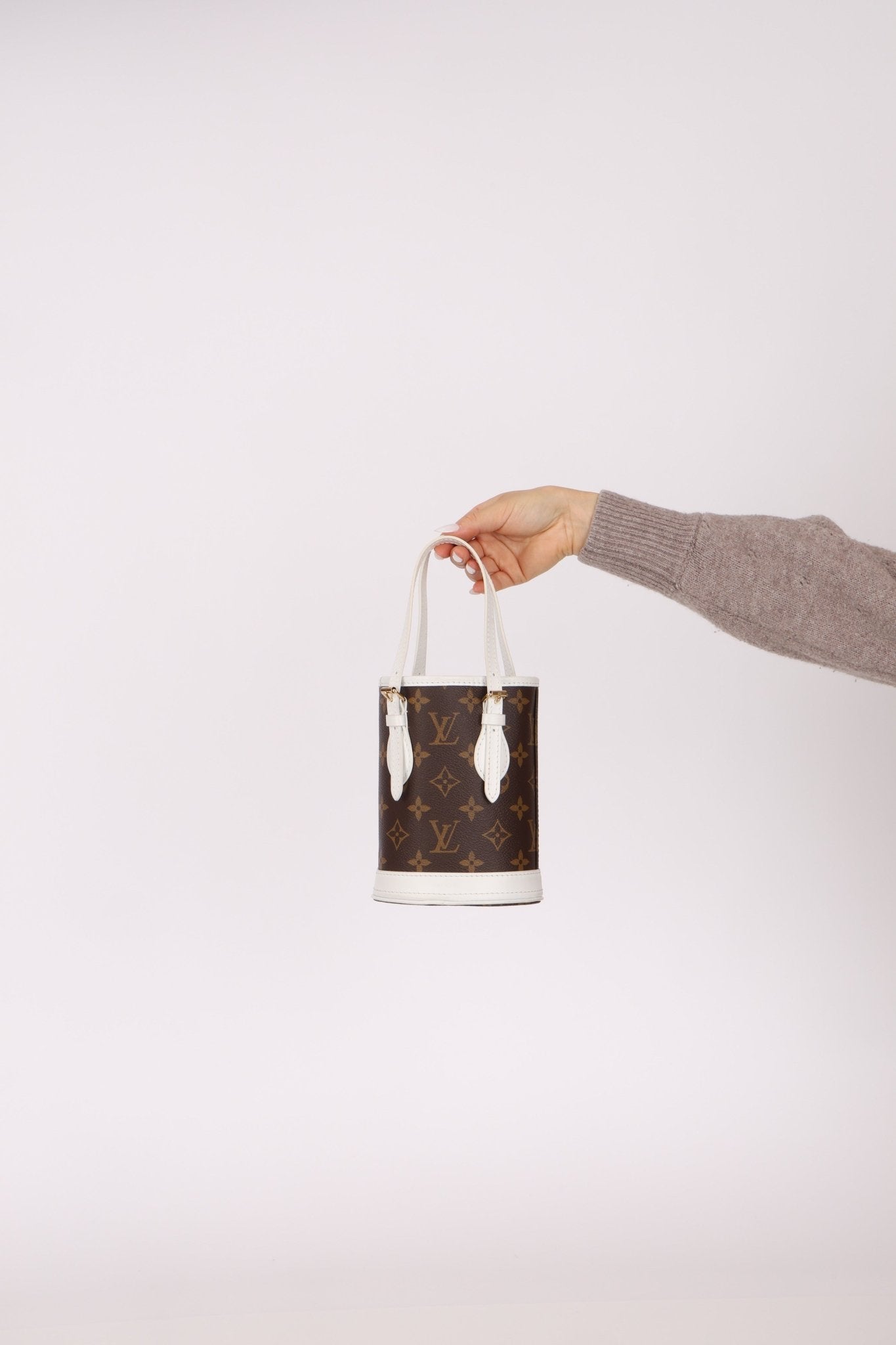 Louis Vuitton Monogram Match Nano Bucket with Key Pouch - FashioNica