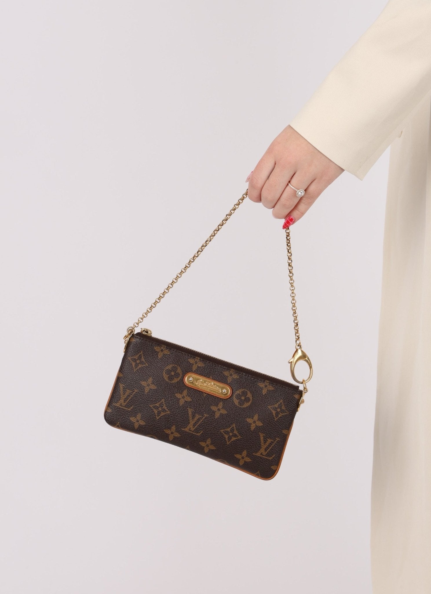 Louis Vuitton Monogram Milla Chain Pochette MM - FashioNica