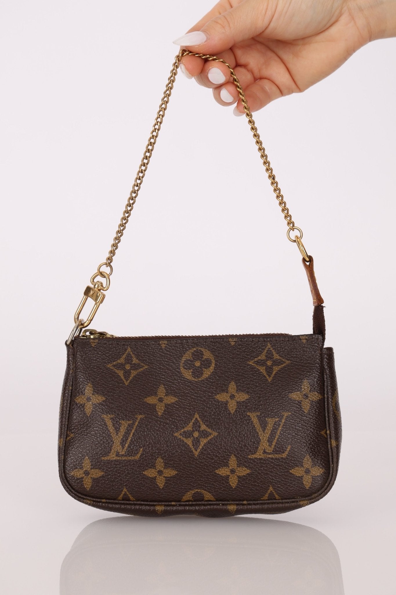Louis Vuitton Monogram Mini Chain Pochette - FashioNica