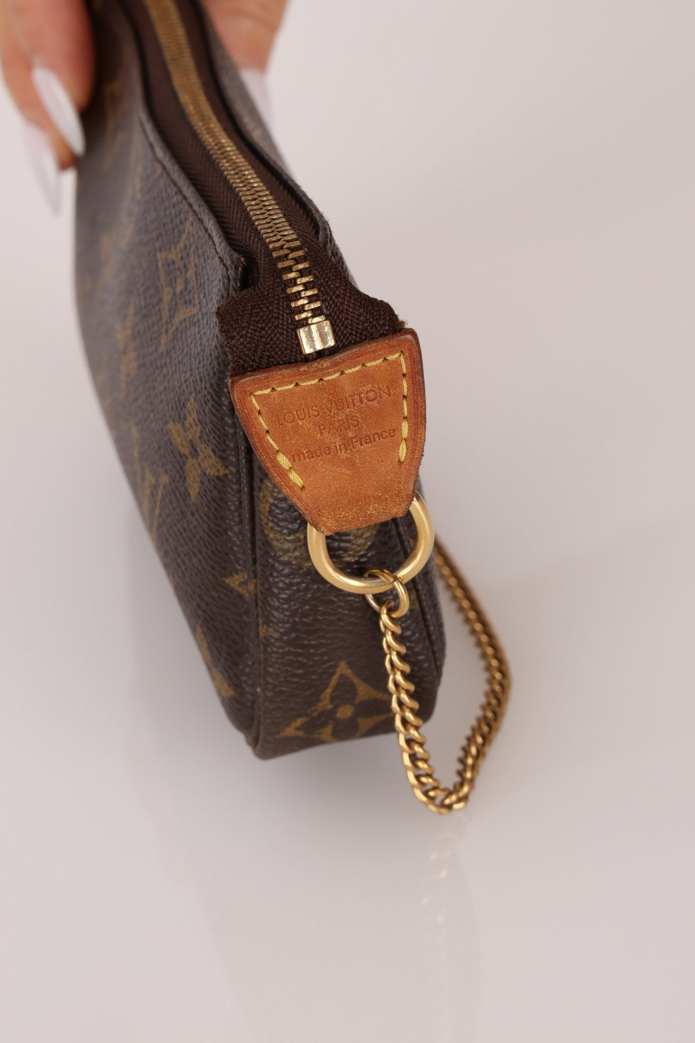 Louis Vuitton Monogram Mini Chain Pochette - FashioNica