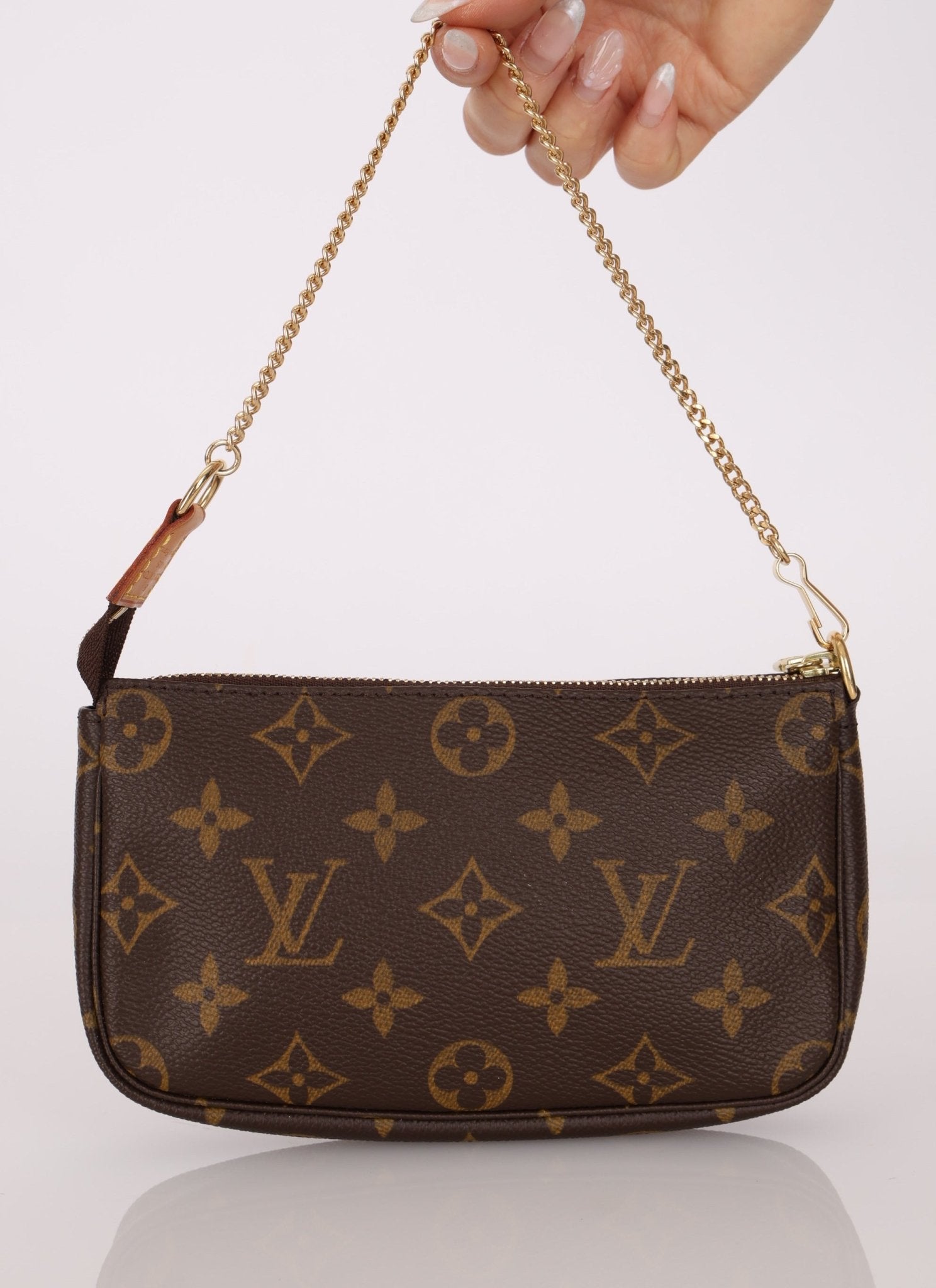 Louis Vuitton Monogram Mini Chain Pochette - FashioNica
