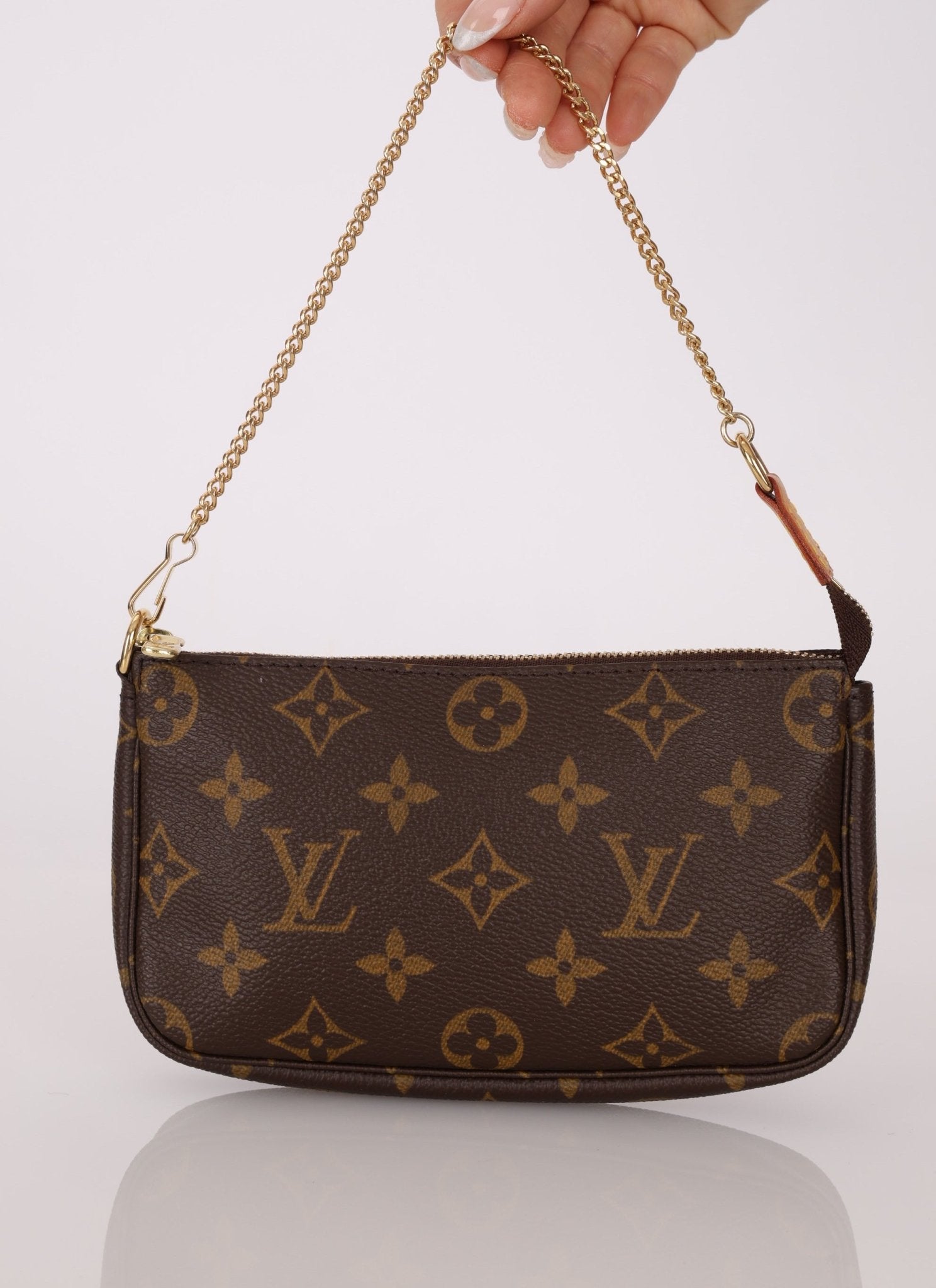 Louis Vuitton Monogram Mini Chain Pochette - FashioNica
