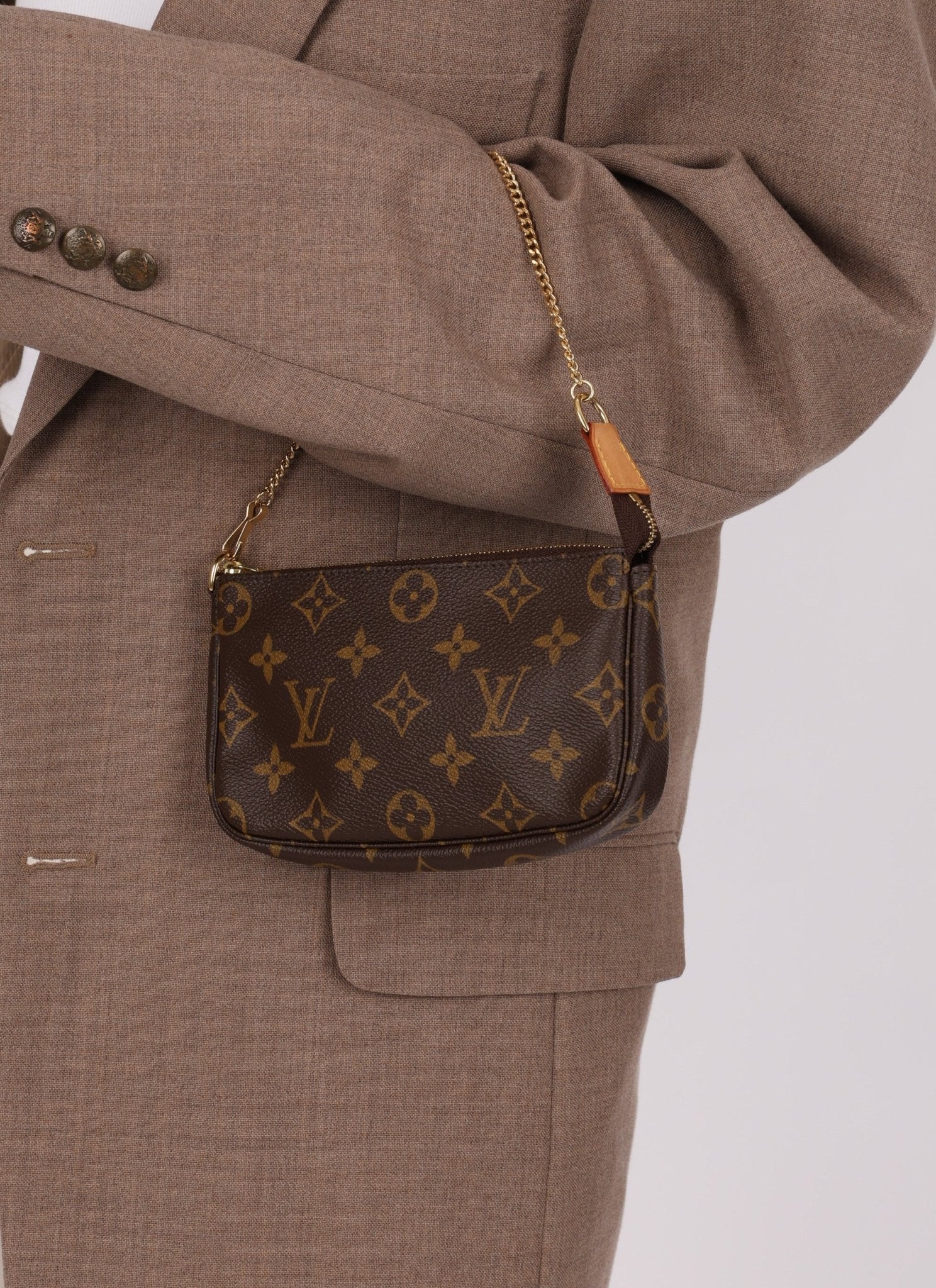 Louis Vuitton Monogram Mini Chain Pochette - FashioNica