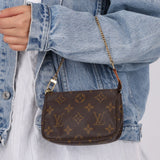 Louis Vuitton Monogram Mini Chain Pochette - FashioNica