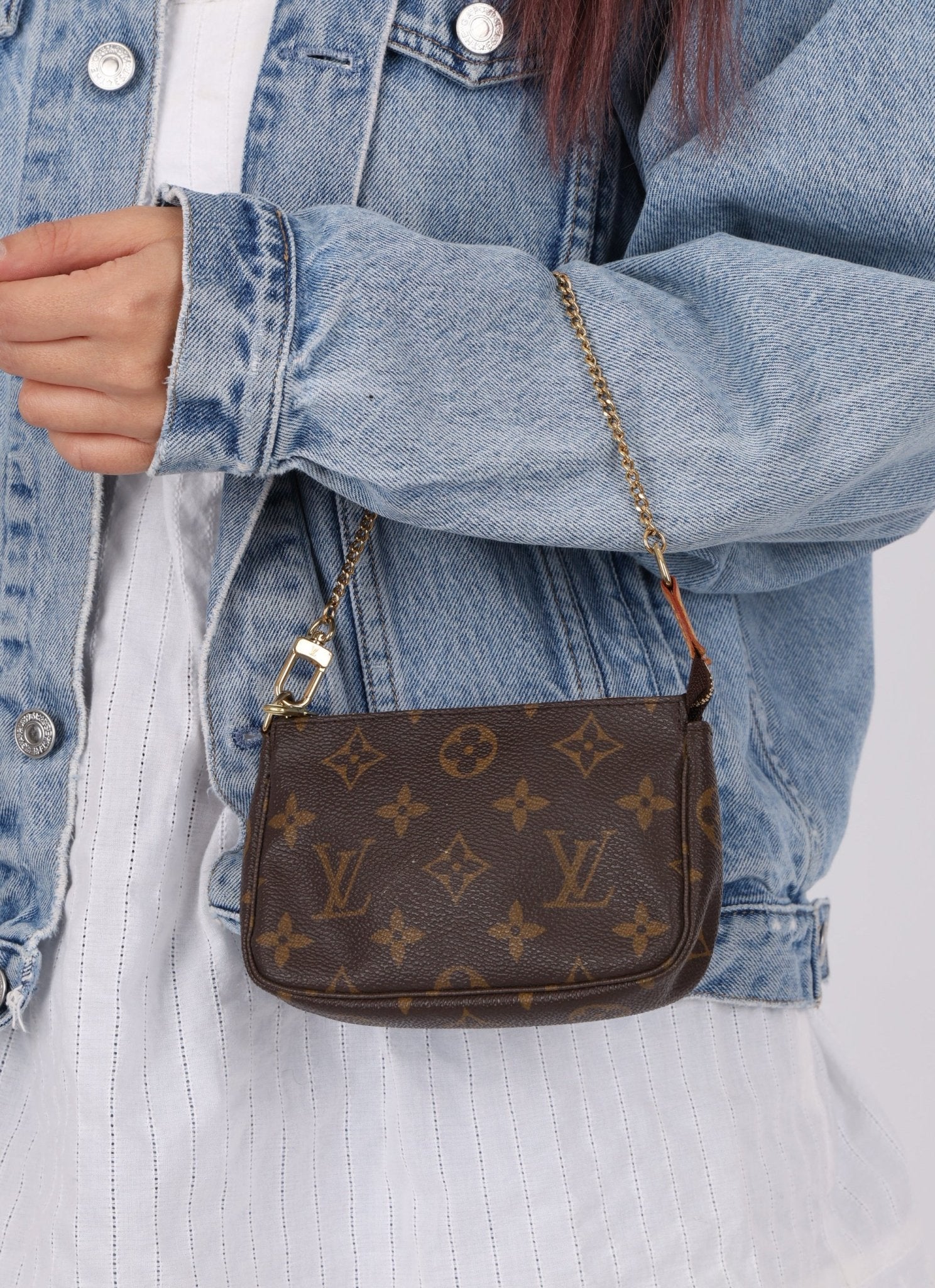 Louis Vuitton Monogram Mini Chain Pochette - FashioNica