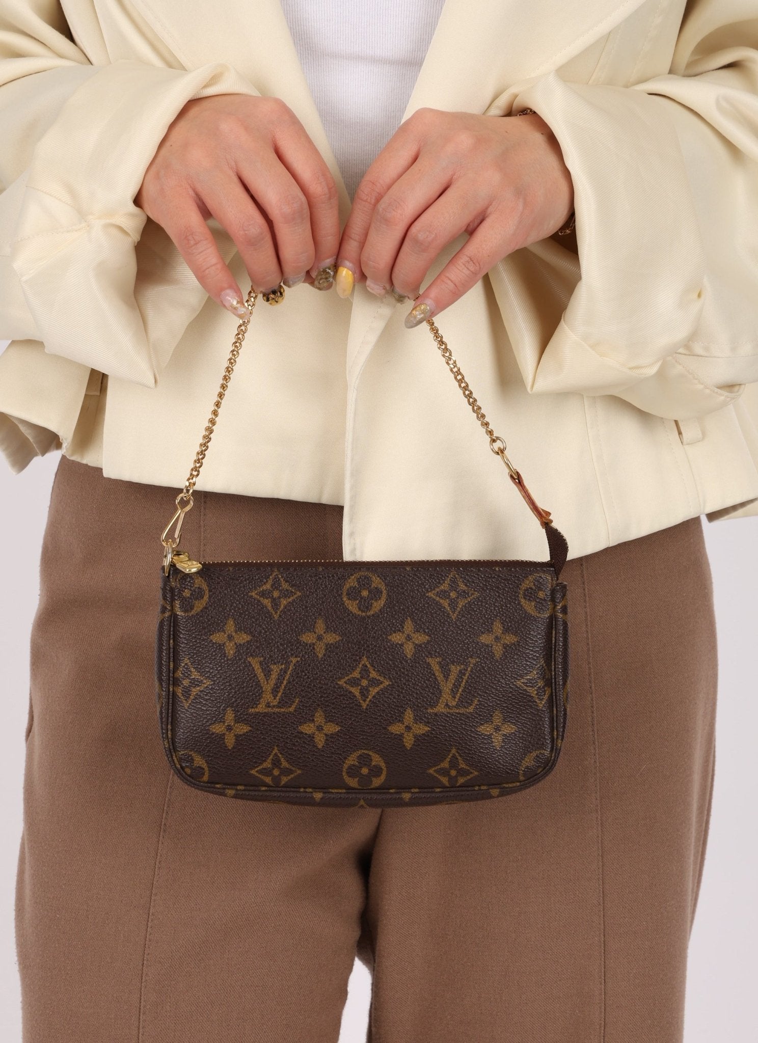 Louis Vuitton Monogram Mini Chain Pochette - FashioNica