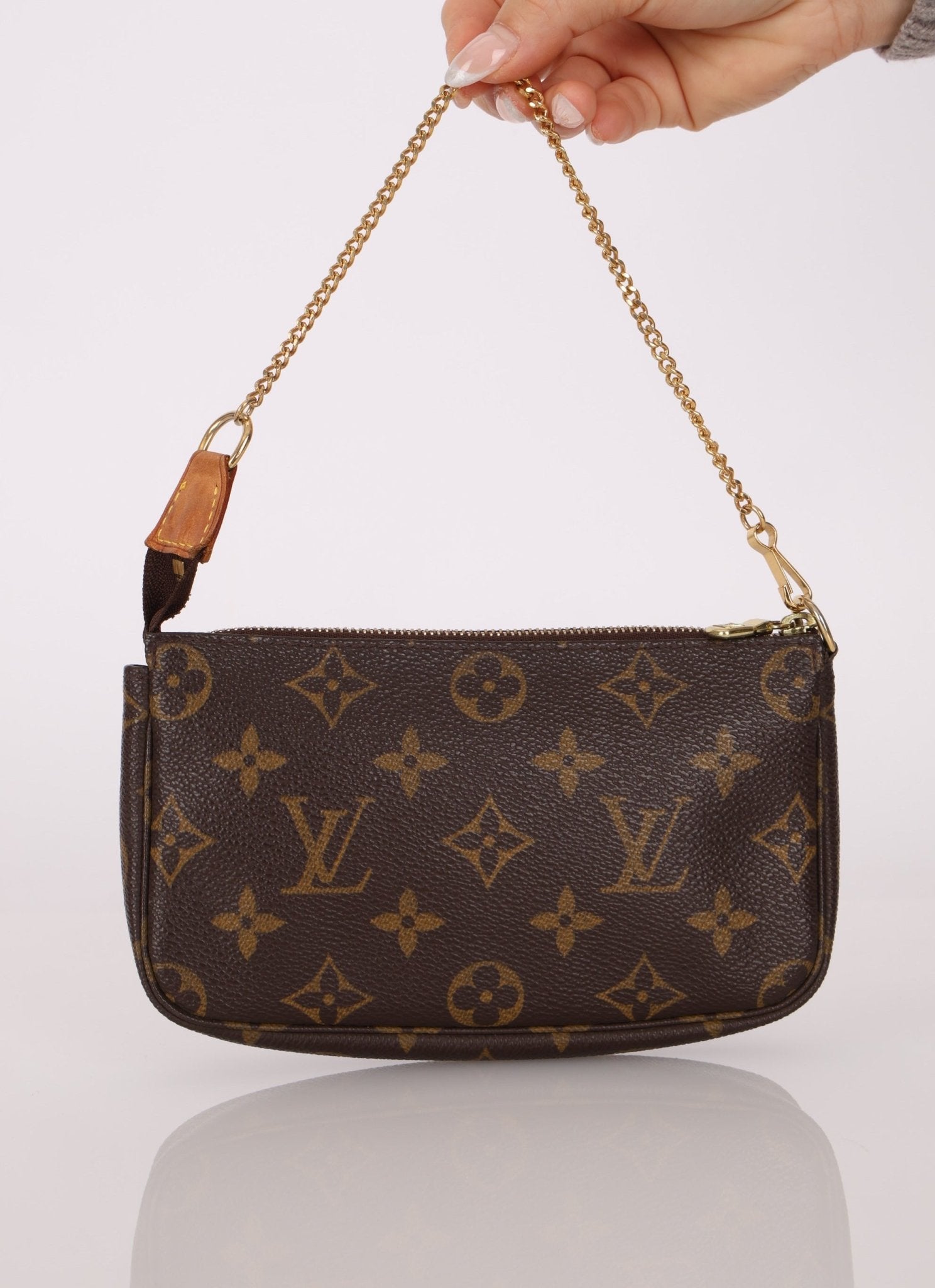 Louis Vuitton Monogram Mini Chain Pochette - FashioNica