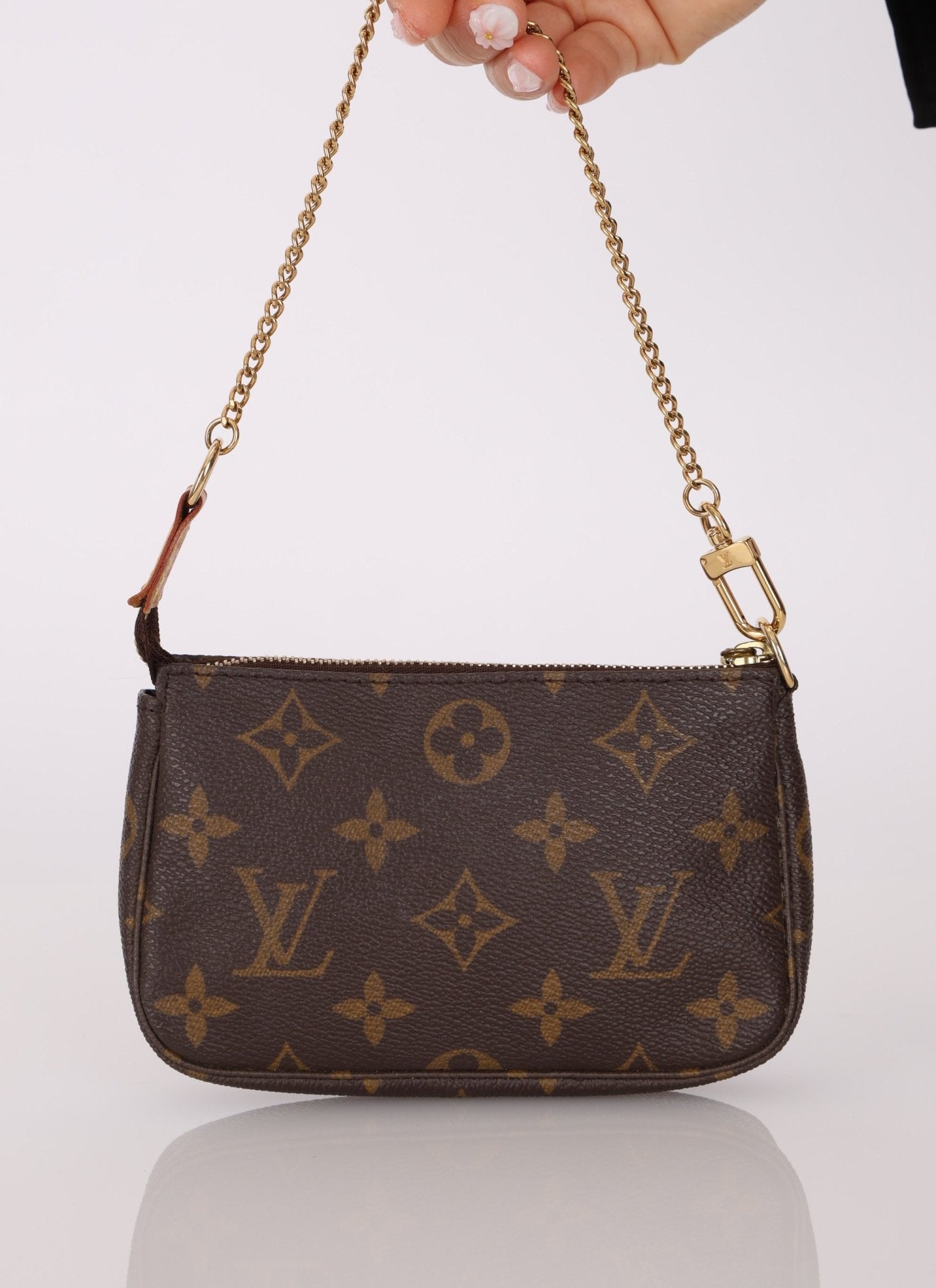 Louis Vuitton Monogram Mini Chain Pochette - FashioNica