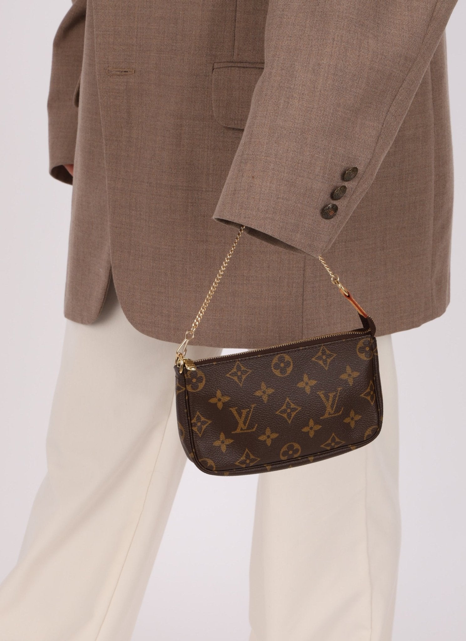 Louis Vuitton Monogram Mini Chain Pochette - FashioNica