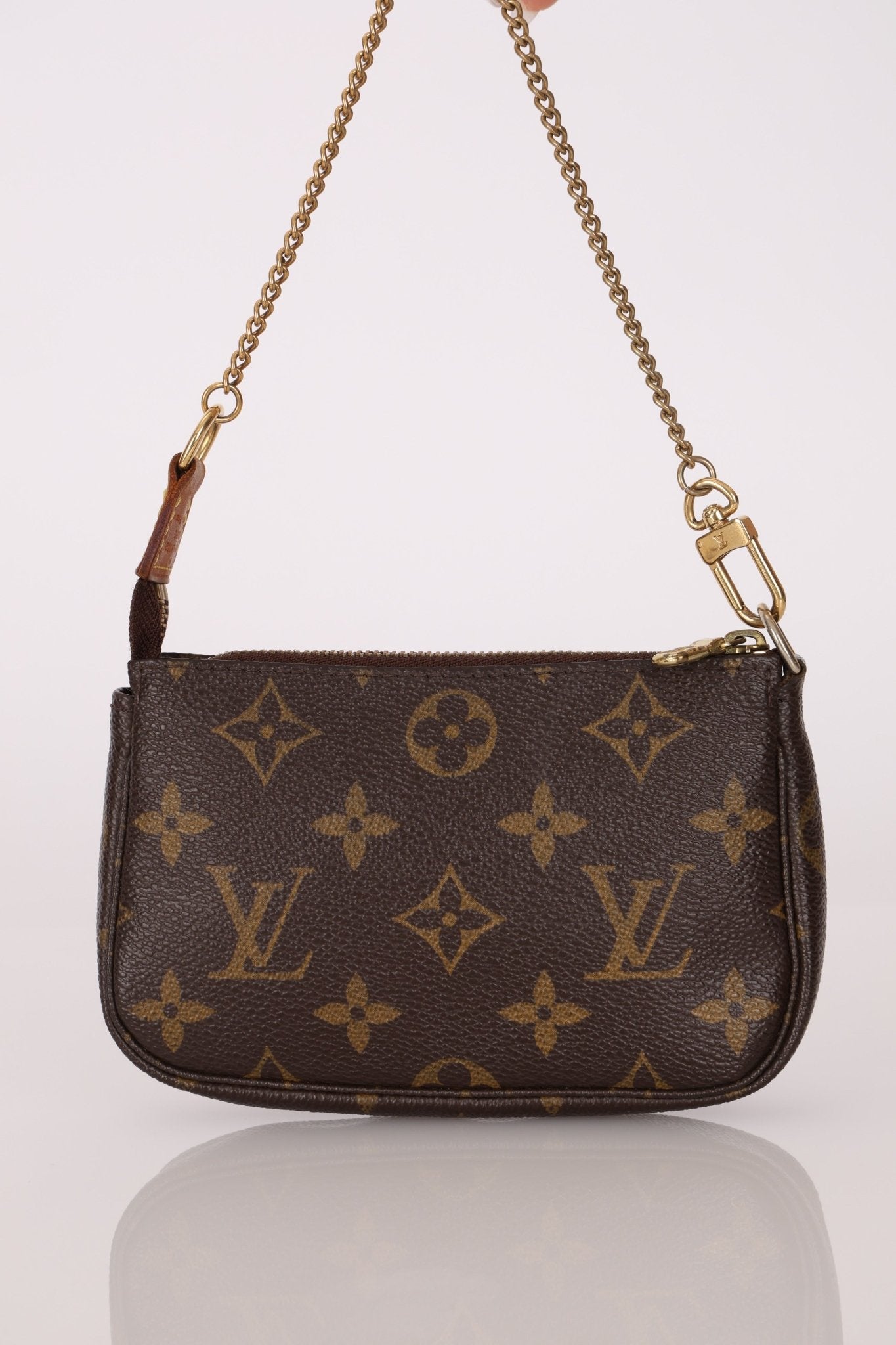 Louis Vuitton Monogram Mini Chain Pochette - FashioNica