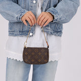 Louis Vuitton Monogram Mini Chain Pochette - FashioNica