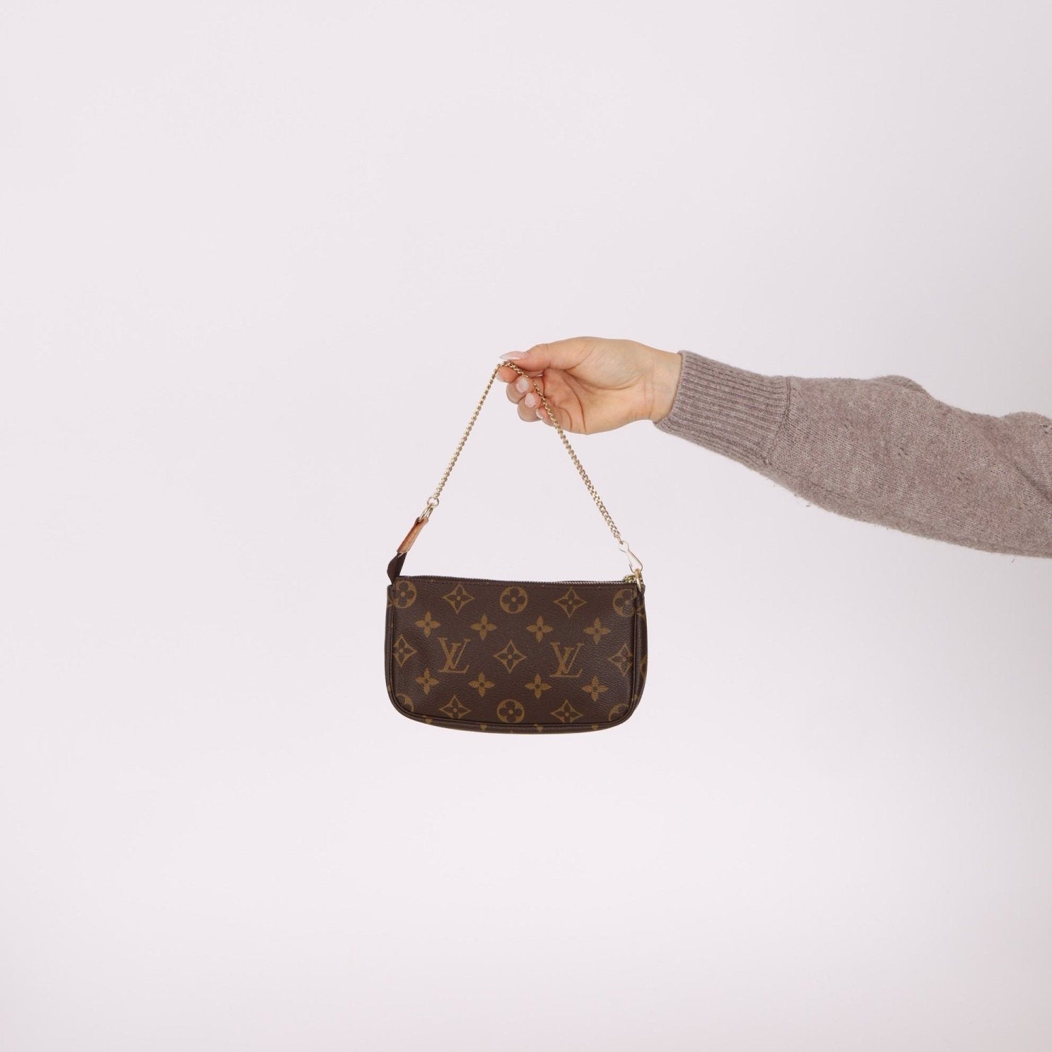 Louis Vuitton Monogram Mini Chain Pochette - FashioNica