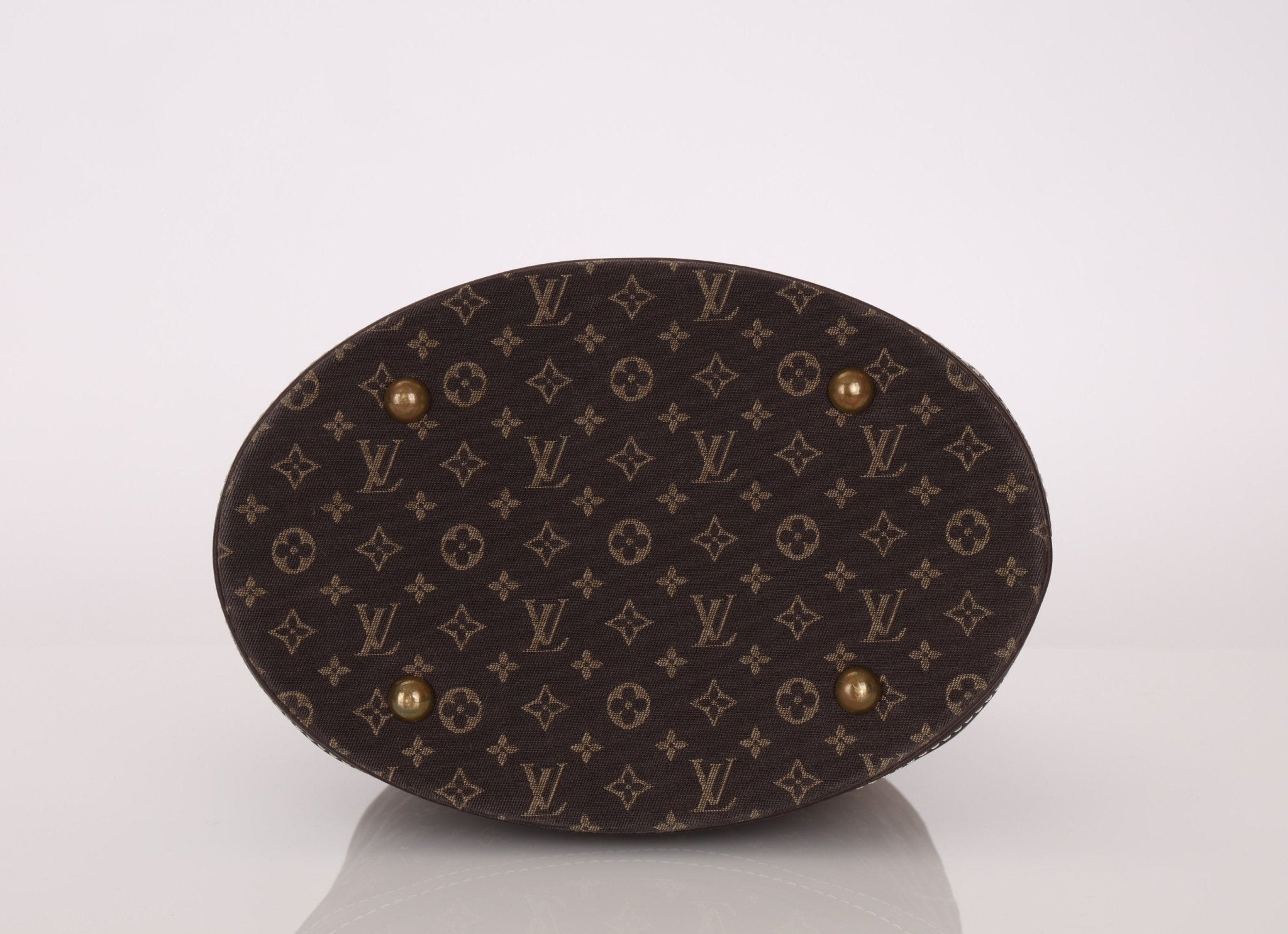 Louis Vuitton Monogram Mini Lin Bucket Bag with Pochette - FashioNica