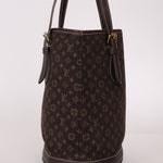 Louis Vuitton Monogram Mini Lin Bucket Bag with Pochette - FashioNica