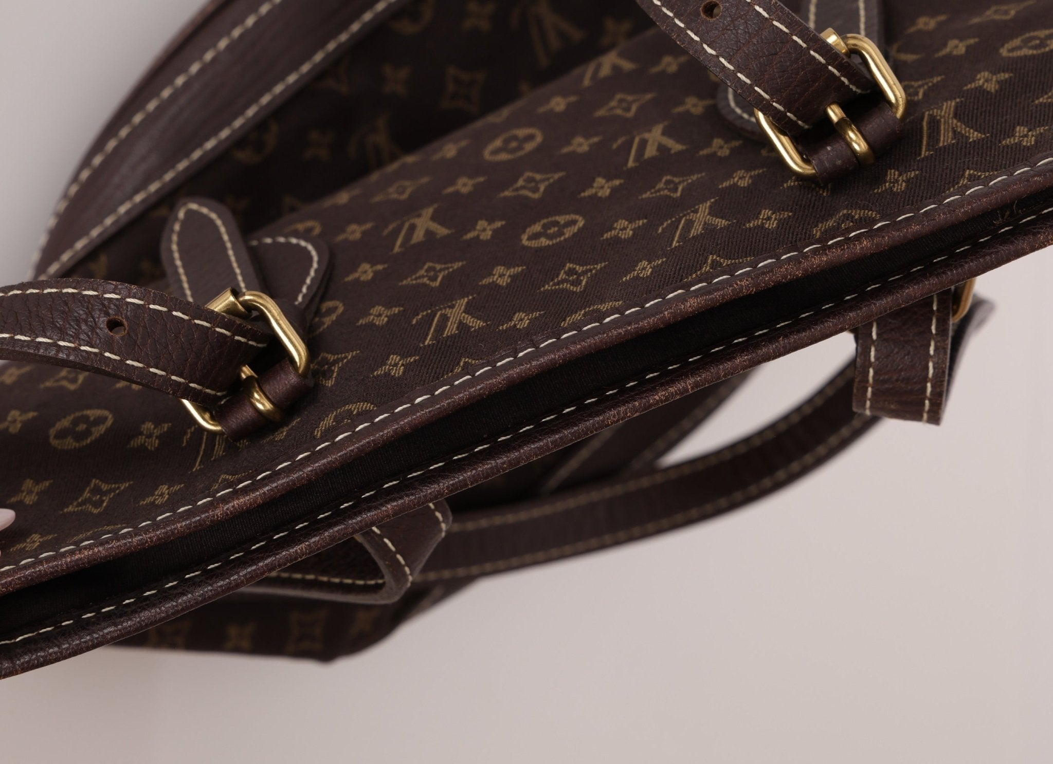 Louis Vuitton Monogram Mini Lin Bucket Bag with Pochette - FashioNica