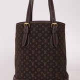 Louis Vuitton Monogram Mini Lin Bucket Bag with Pochette - FashioNica