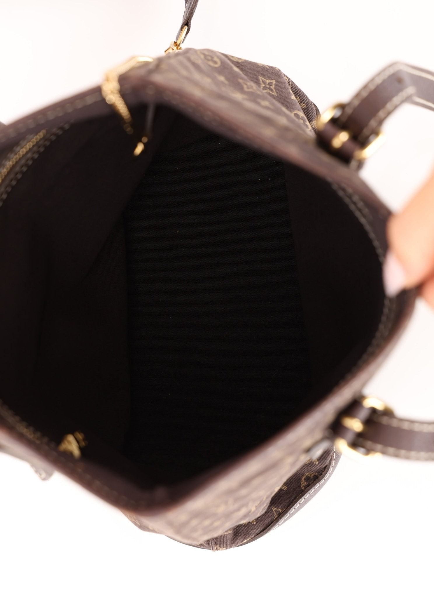 Louis Vuitton Monogram Mini Lin Bucket Bag with Pochette - FashioNica