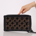 Louis Vuitton Monogram Mini Soft Velvet Trunk Wristlet - FashioNica