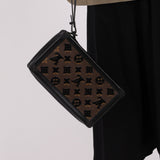 Louis Vuitton Monogram Mini Soft Velvet Trunk Wristlet - FashioNica