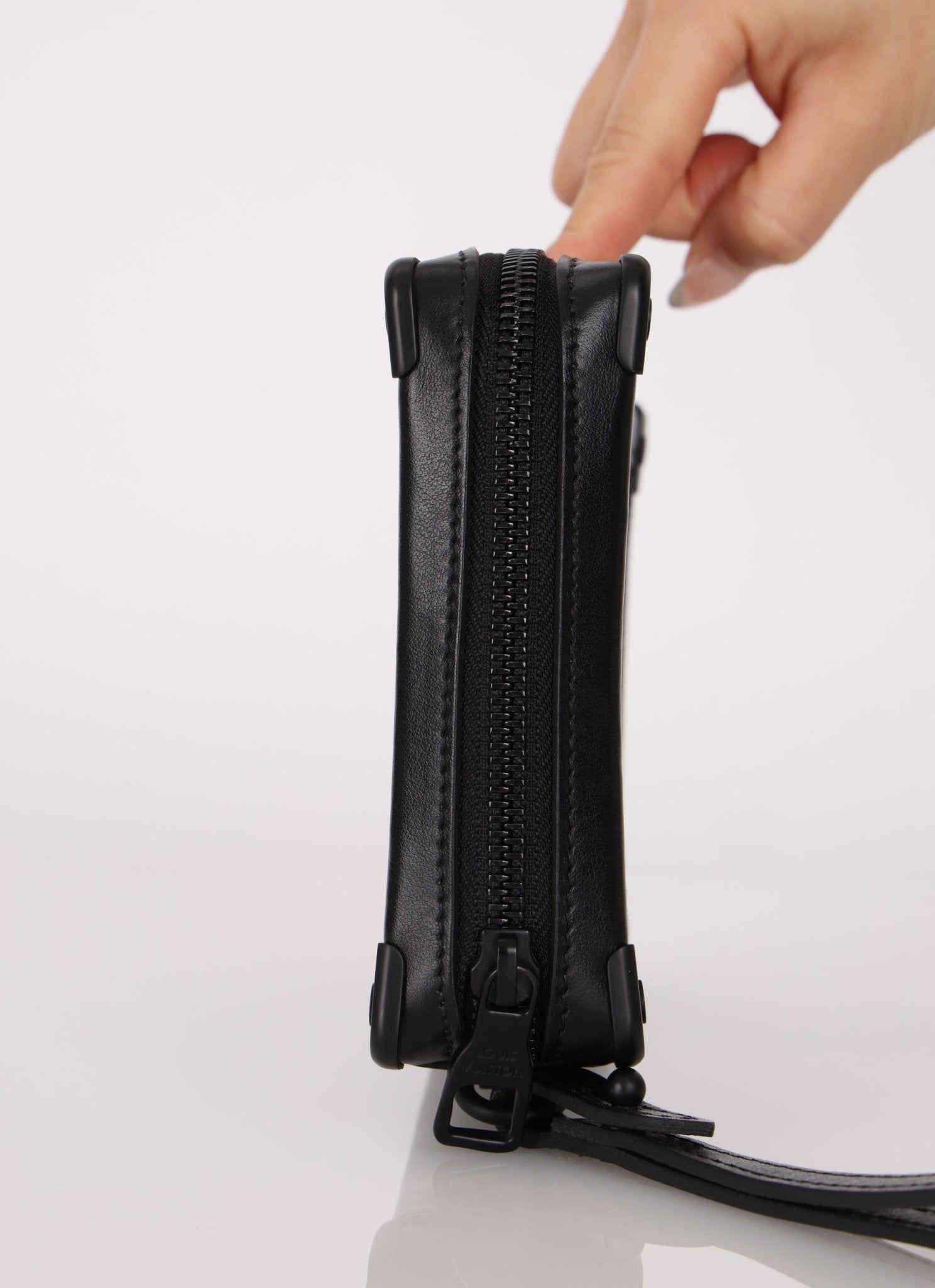 Louis Vuitton Monogram Mini Soft Velvet Trunk Wristlet - FashioNica