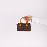 Louis Vuitton Monogram Mini Speedy w/ Strap - FashioNica
