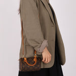 Louis Vuitton Monogram Mini Speedy w/ Strap - FashioNica