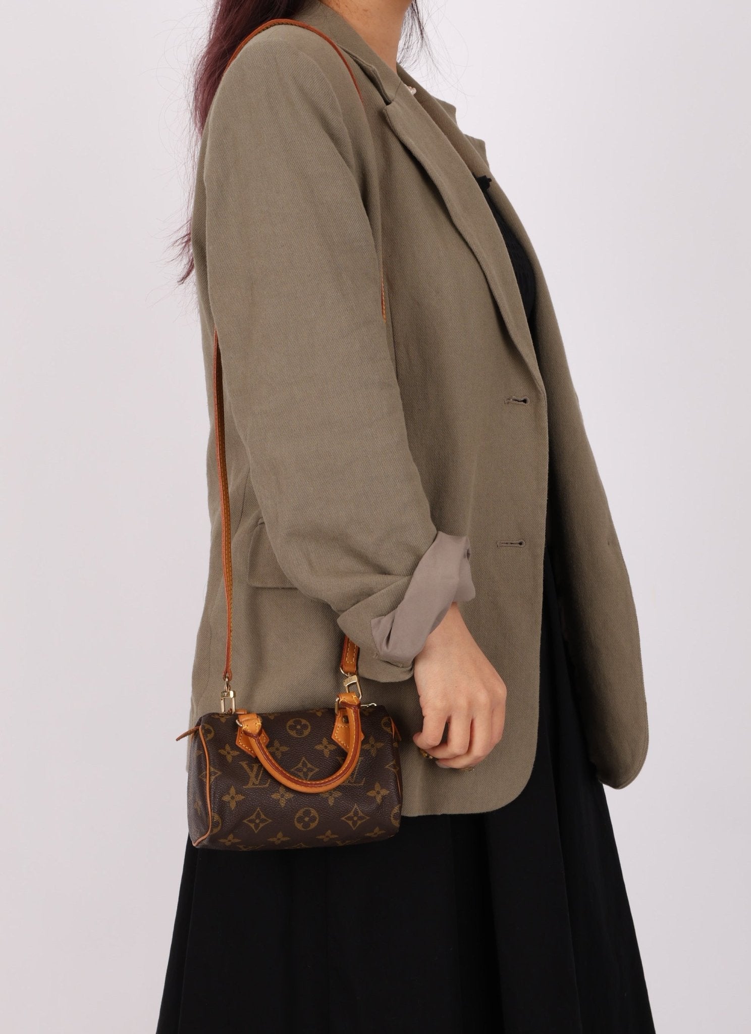 Louis Vuitton Monogram Mini Speedy w/ Strap - FashioNica