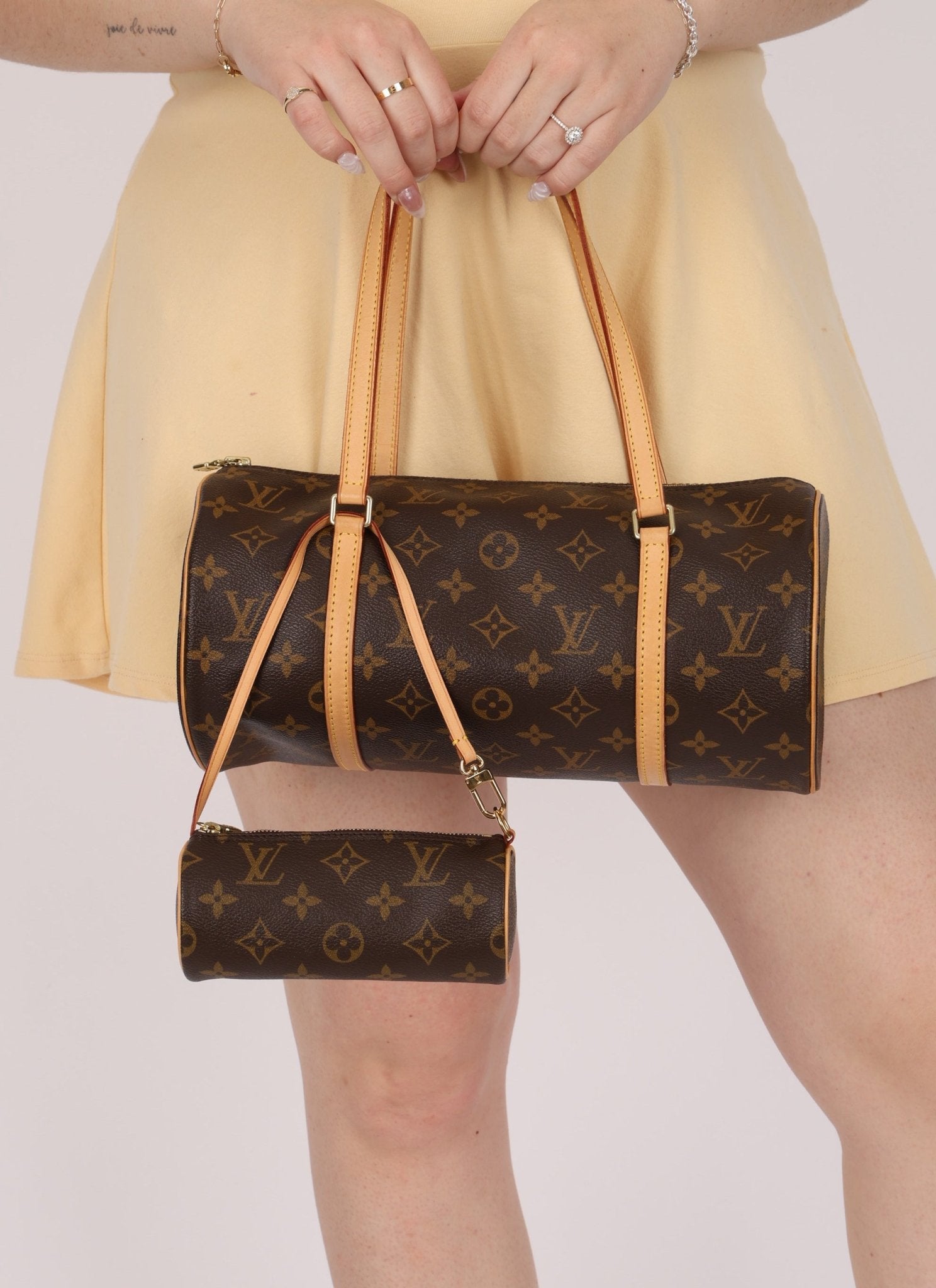 Louis Vuitton Monogram Papillon 30 w/ Mini Papillon - FashioNica