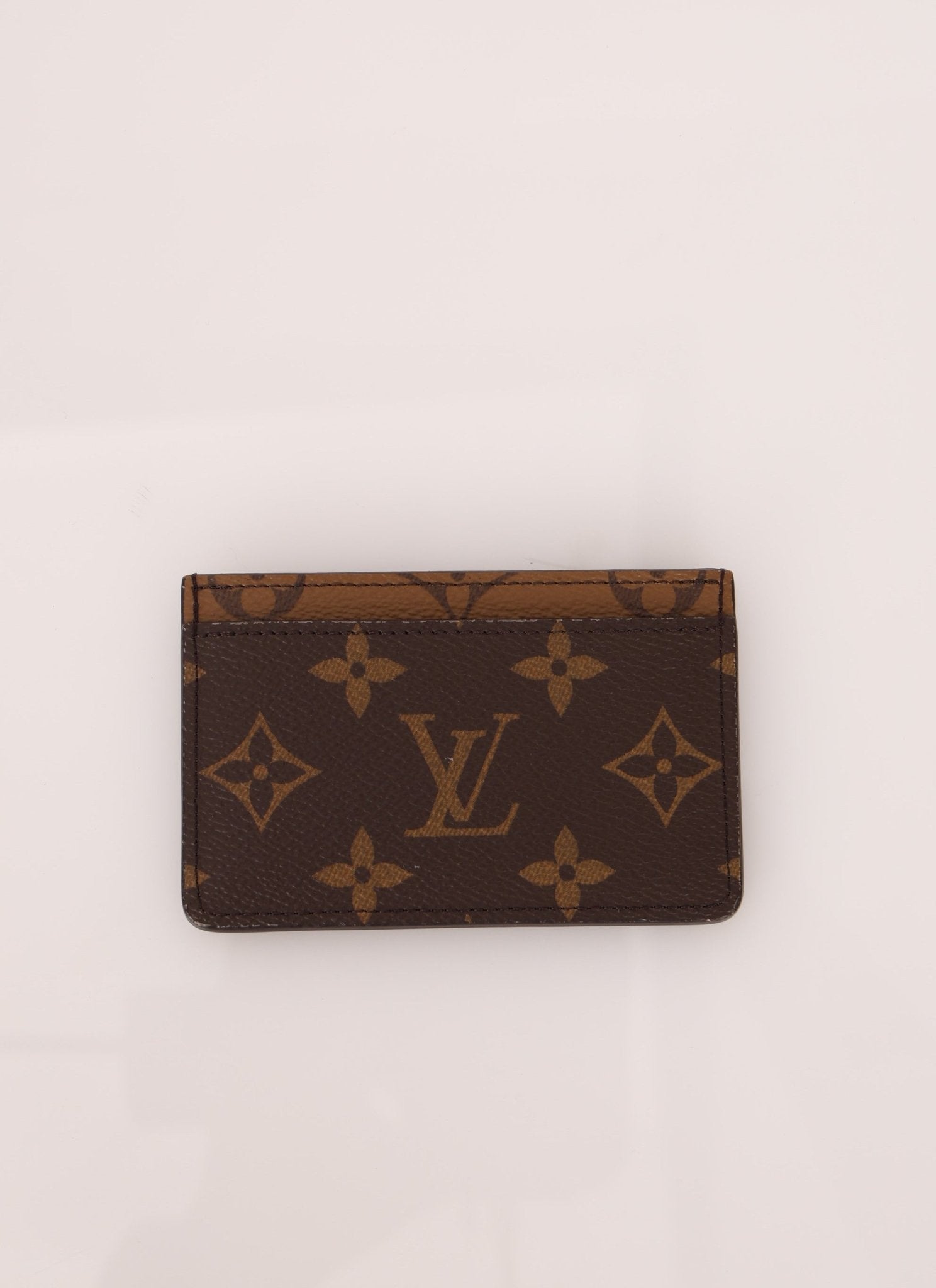 Louis Vuitton Monogram Reverse Porto Carte Saanpur Card Case - FashioNica