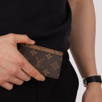 Louis Vuitton Monogram Reverse Porto Carte Saanpur Card Case - FashioNica