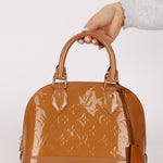 Louis Vuitton Rose Velours Vernis Alma BB - FashioNica