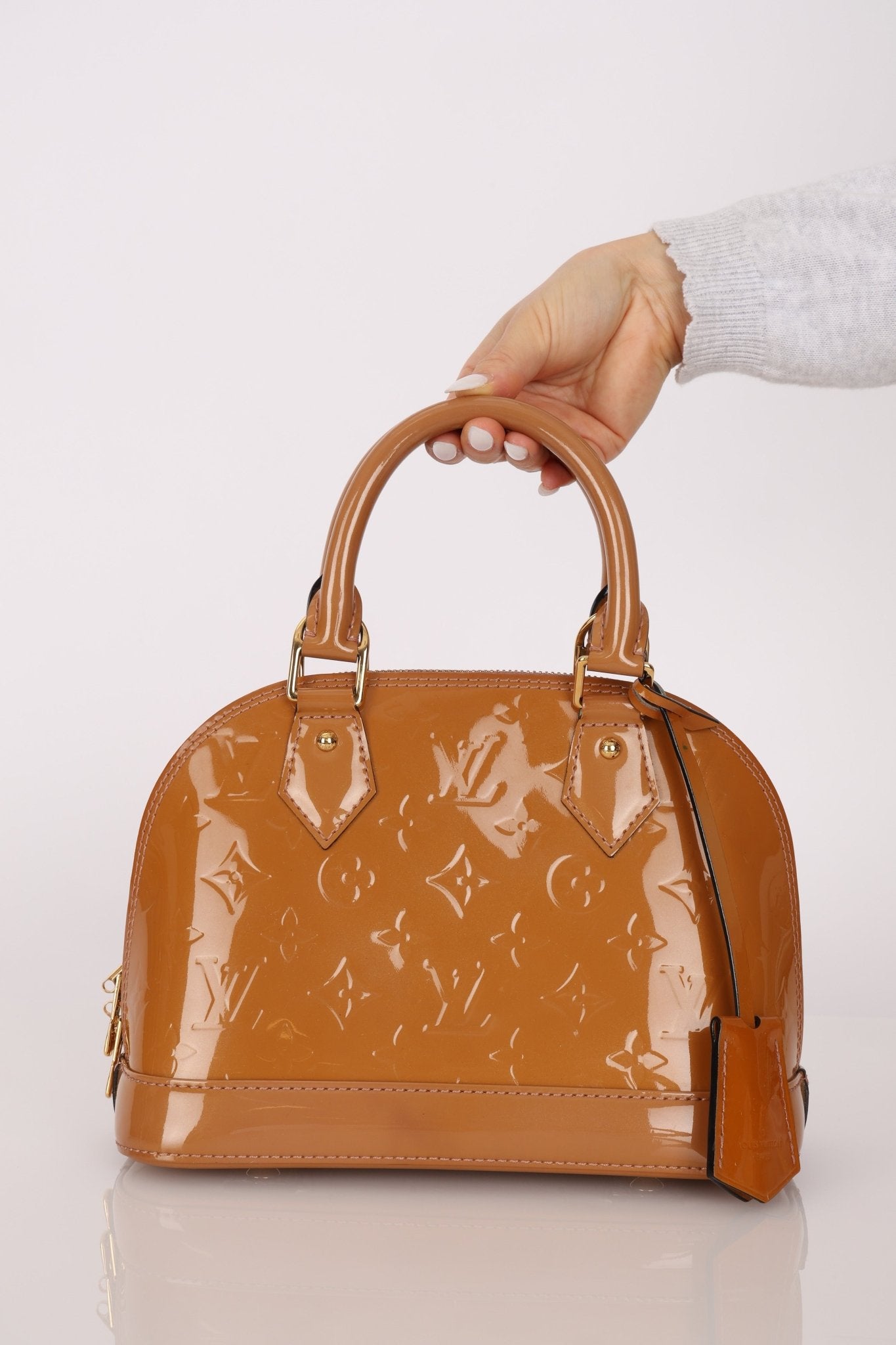 Louis Vuitton Rose Velours Vernis Alma BB - FashioNica