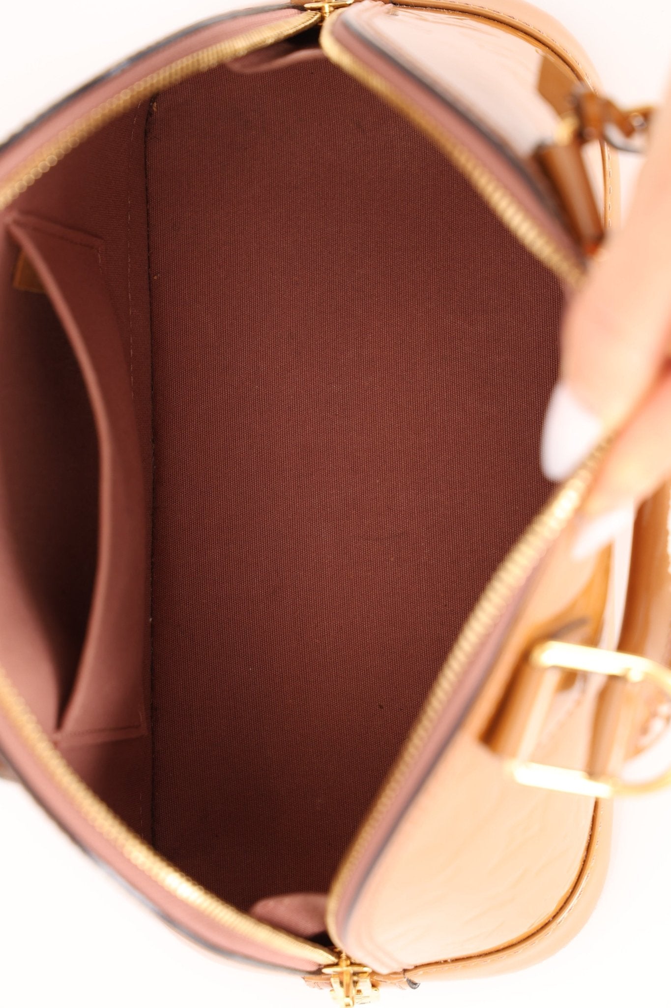 Louis Vuitton Rose Velours Vernis Alma BB - FashioNica