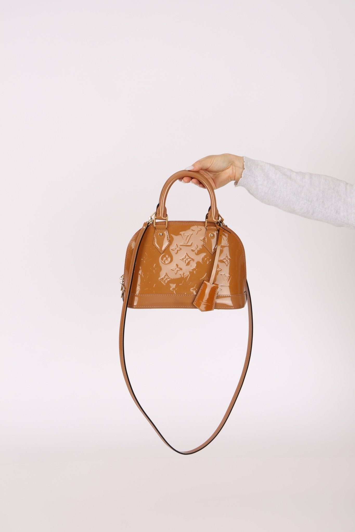 Louis Vuitton Rose Velours Vernis Alma BB - FashioNica