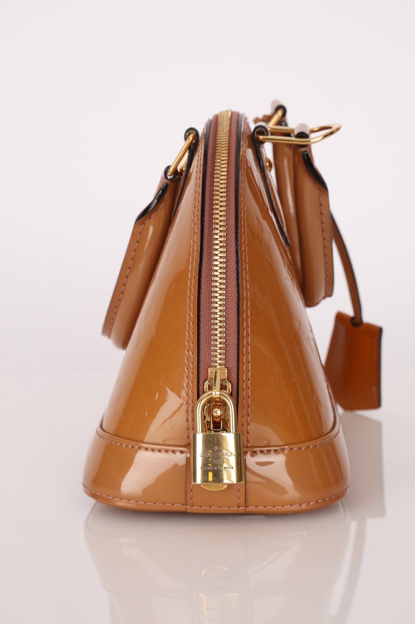 Louis Vuitton Rose Velours Vernis Alma BB - FashioNica