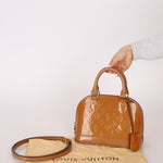 Louis Vuitton Rose Velours Vernis Alma BB - FashioNica