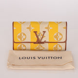 Louis Vuitton Striped Canvas Capucines Long Wallet - FashioNica