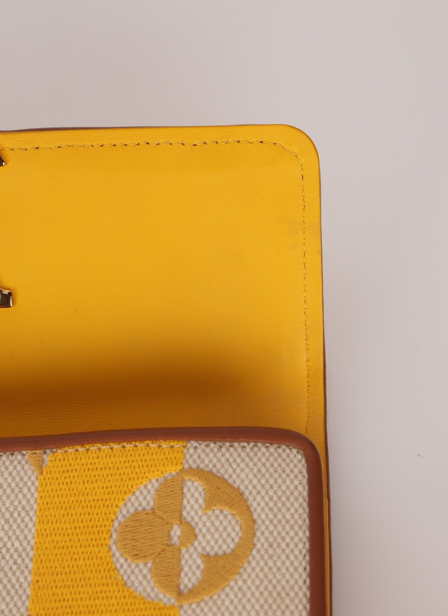 Louis Vuitton Striped Canvas Capucines Long Wallet - FashioNica