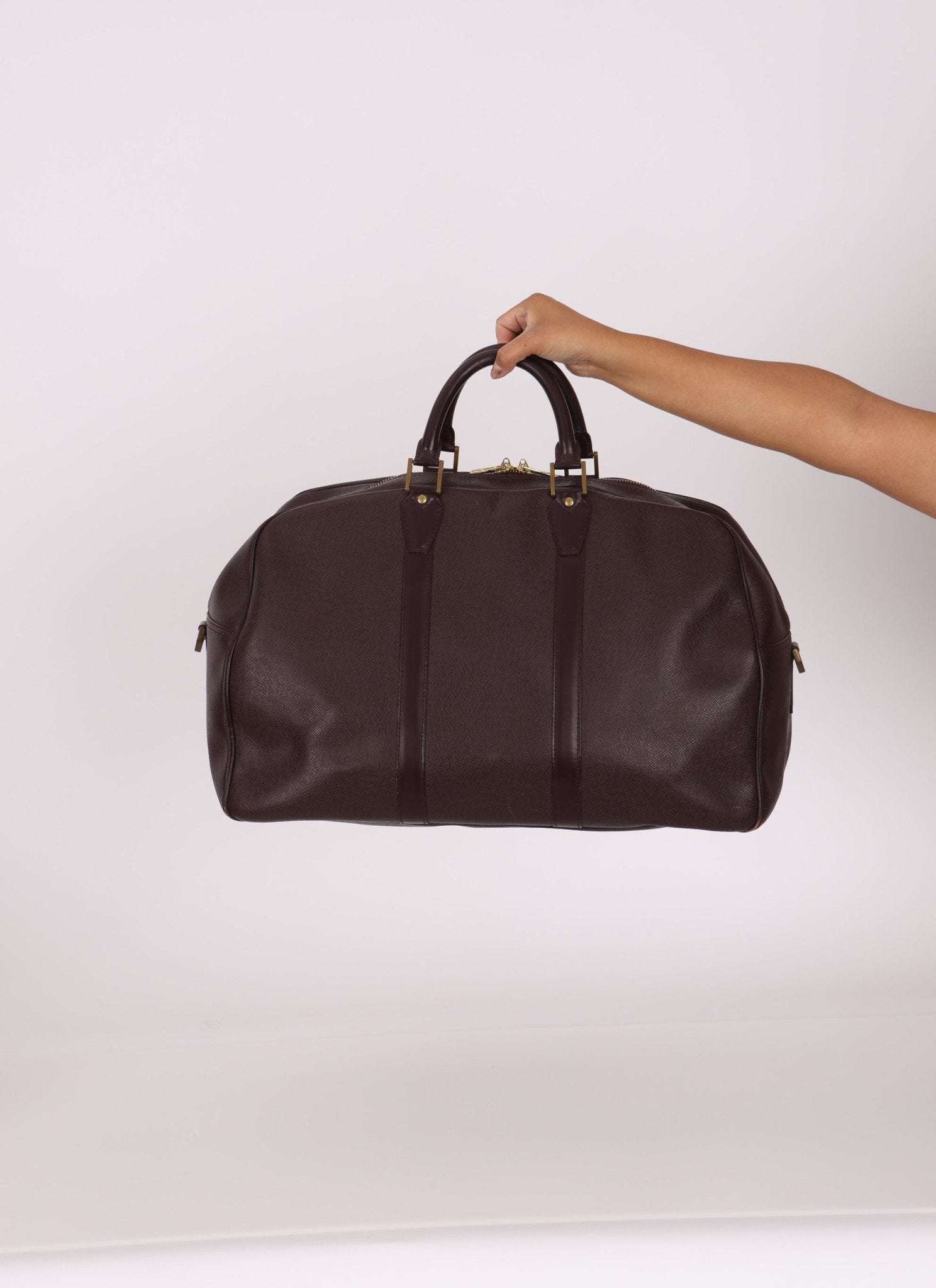 Louis Vuitton Taiga Kendall Chocolate Boston Bag PM - FashioNica