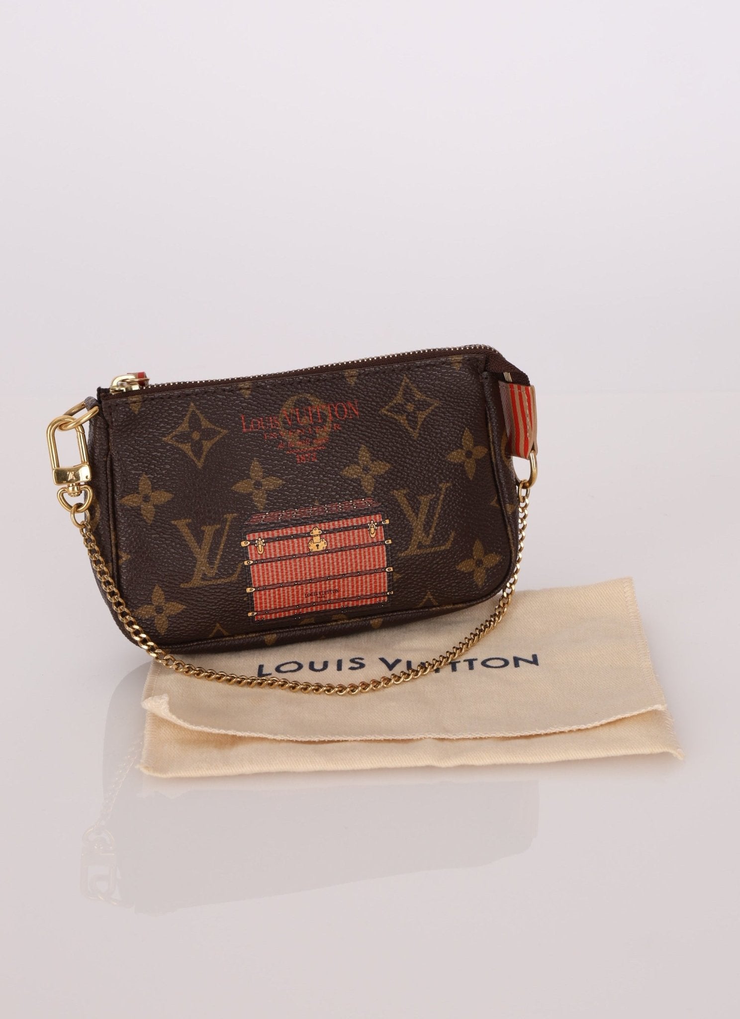 Louis Vuitton Trunks Mini Chain Pochette - FashioNica