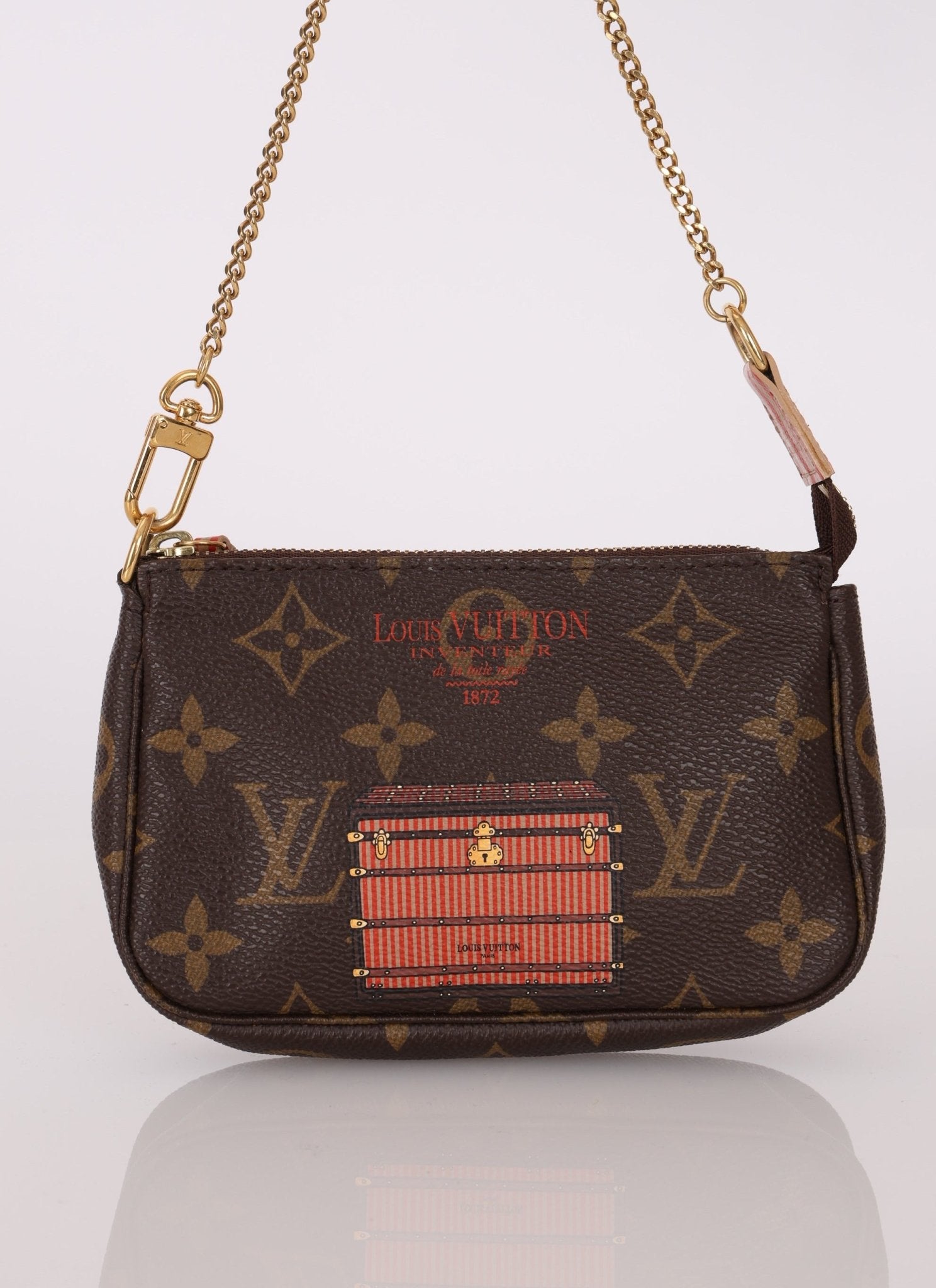 Louis Vuitton Trunks Mini Chain Pochette - FashioNica