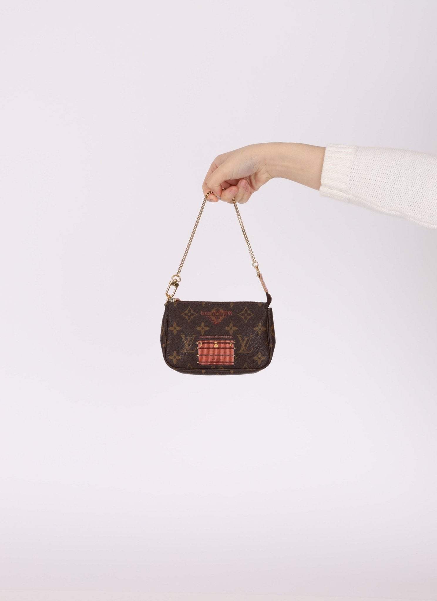 Louis Vuitton Trunks Mini Chain Pochette - FashioNica